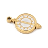 304 Stainless Steel Enamel Pendants STAS-U039-07G-2