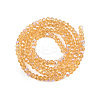 Electroplate Glass Beads Strands EGLA-A044-T1mm-L23-3