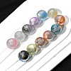 30Pcs Gradient Color Opaque Resin Beads PW-WG675F3-08-1