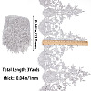 Sparkle Embroidery Flower Polyester Lace Trim OCOR-GF0002-44A-2