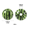 20Pcs Opaque Acrylic Beads MACR-FS0002-28A-4