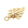 Brass Micro Pave Cubic Zirconia Pendants KK-L209-095G-2