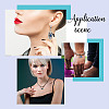 10 Sets Evil Eye Pendant Decorations HJEW-DR0001-07-7
