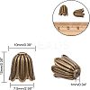 240Pcs c Multi-Petal Tibetan Style Alloy Bead Caps FIND-NB0002-03-2