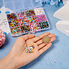 180g 12 Colors Glass Seed Beads SEED-TA0001-35-5
