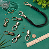 8Pcs Zinc Alloy Cord Ends FIND-AR0006-64G-4