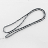 Painted Glass Bead Strands DGLA-S071-8mm-10-2