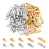 Unicraftale 100Pcs 10 Styles 304 Stainless Steel Slide On End Clasp Tubes STAS-UN0049-39-1