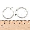 Tarnish Resistant 304 Stainless Steel Hoop Earrings X-EJEW-F105-10P-5
