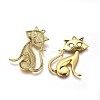 Tibetan Style Alloy Kitten Pendants LS-TIBEP-22758-AG-RS-2