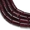 Dyed Natural Malaysia Jade Beads Strands G-C285-B01-01D-3