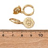 5Pcs 304 Stainless Steel Crystal Rhinestone Hoop Earrings EJEW-G447-04G-5
