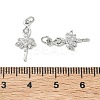 SHEGRACE Brass Micro Pave Cubic Zirconia Pendants XGRQ3D293-486P-3