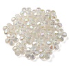 UV Plating Luminous Transparent Acrylic Beads OACR-P010-16E-3
