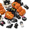 20Pcs 10 Styles Halloween Opaque Resin Cabochons CRES-YW0002-58-1