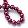 Baking Painted Glass Pearl Bead Strands X-HY-Q003-3mm-72-4
