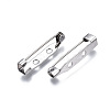 Tarnish Resistant 201 Stainless Steel Brooch Pin Back Safety Catch Bar Pins X-STAS-S117-021C-4