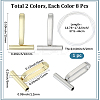 Alloy Brooch Convert Necklaces Pendant Hooks FIND-SC0019-05-2