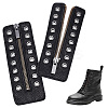 PU Leather Lace-in Boot Zipper Inserts DIY-WH0387-37B-02-1