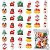 48Pcs 12 Styles Christmas Theme Opaque Resin Pendants RESI-FS0001-73-1