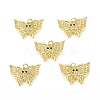 Brass Micro Pave Cubic Zirconia Pendants KK-E068-VB286-4