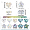 120Pcs 10 Styles Electroplate Transparent Glass Beads Sets EGLA-SP0001-25-2