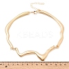 Alloy Flow Water Choker Necklaces for Women AL-CBA9074-01G-5