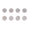 8Pcs 8 Styles 304 Stainless Steel Weather Pendants FIND-SZ0001-008P-1