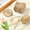 6Rolls 6 Styles Braided Burlap Ribbon OCOR-YW0001-22-4