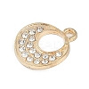 Alloy Micro Pave Rhinestone Pendants FIND-K020-15G-2
