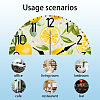 MDF Printed Wall Clock HJEW-WH0058-010-3