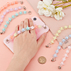  7Sets 7 Color Plastic Star Beaded Chain MOBA-PH0001-10-3