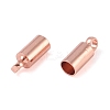 Brass Cord Ends EC038-RG-NF-2