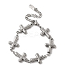 304 Stainless Steel Link Bracelets for Women LS-BJEW-Q041-01B-P-2
