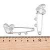 Radiant Heart 304 Stainless Steel Safety Pins Brooch Findings SA-CBA098D-15C-P02-3