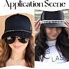 8Pcs 8 Styles Acrylic Beads & Aluminum Cable Chains & 304 Stainless Steel Baseball Cap Chain HJEW-SC0002-47-5