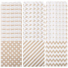 45Pcs 3 Styles Rectangle Kraft Paper Bags CARB-TA0001-14B-2