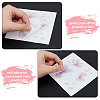 Waterproof Cherry Blossom PET Waterpoof Car Stickers DIY-WH0366-46-4