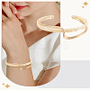 1Pc Brass Resin Cuff Bracelets for Women BJEW-LP0002-26B-1