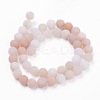 Natural Pink Aventurine Beads Strands X-G-F520-56-4mm-2