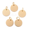 Ion Plating(IP) 304 Stainless Steel Pendants STAS-I311-32C-G-2
