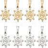 304 Stainless Steel Pendants STAS-UN0015-04-1