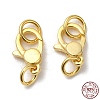 925 Sterling Silver Lobster Claw Clasps with Jump Rings STER-D006-18G-1