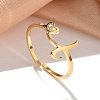 304 Stainless Steel Cuff Rings for Women RJEW-D285-01G-L-3
