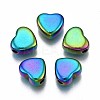 Rack Plating Rainbow Color 304 Stainless Steel Beads STAS-S119-084-1