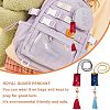 2Pcs 2 Colors Brocade Blessing Bag Pendant Decorations HJEW-OC0001-07-6