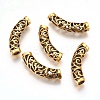 Tibetan Style Alloy Curved Tube Beads PALLOY-J154-58AG-1