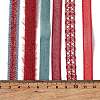 18 Yards 6 Styles Polyester Ribbon SRIB-C001-D09-4