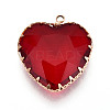 Transparent Glass Pendants KK-N283-01F-G-1