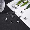 70Pcs 7 Style 201 Stainless Steel European Beads OPDL-UN0001-05-5